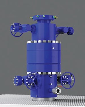 Fig. 5. The ULR wellhead offers a shorter stack-up height and lower weight, helping to reduce rig-up time by as much as 24 hr.