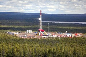 Canadian drilling rebounded in 2017, and will either remain level in 2018 or increase moderately. Photo: Nexen.