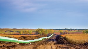 Barring any court challenges by environmentalists, the Trump administration cleared the way for construction of the Keystone XL pipeline, when a presidential permit was signed in March 2017. Operator TransCanada Corporation confirmed in January 2018 that it has secured 500,000 bopd of firm, 20-year commitments, positioning the project to proceed. Photo: TransCanda Corporation.