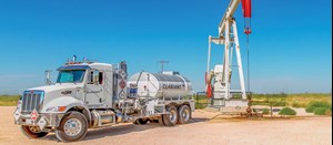 Field application of the chemical has resulted in significant costsavings through elimination of well entry requirements, posthydraulic fracturing treatment. Photo: Clariant Oil Services.