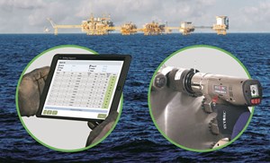 Fig. 11. The HYTORC Connect Software App communicates wirelessly with the company’s electric torque tools.