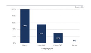 Fig. 3. Percentage of companies using an ESG data center.