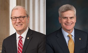 Fig. 3. Senators Kevin Cramer (R-N.D., left) and Bill Cassidy (R-La., right) are just two examples of how congressional Republicans can be just as guilty as their Democratic counterparts in pushing legislation that is bad for energy prices and supplies. Images: Official Senate portraits.