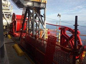 Flexi-Coil on the deepwater production facility in the Gulf of Mexico