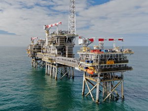 The Cygnus Alpha natural gas production platform in the North Sea
