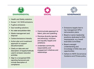 Fig. 9. ESG 2022 recommendations.