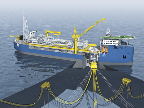 The HE FPSO has been designed and model-tested to comply with UK and Norwegian regulations for operational and safety parameters. The HE FPSO has been designed and model-tested to comply with UK and Norwegian regulations for operational and safety parameters.