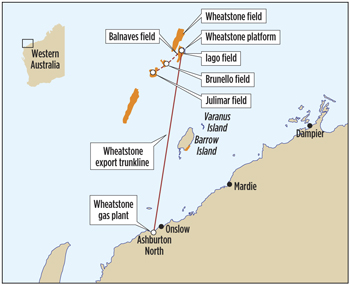 Balnaves oil field is an isolated reserve in the northern Carnarvon basin, about 180 km off the northwestern Australian coast.