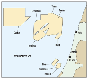 The Tamar development is the center point of Noble’s operations offshore Israel.