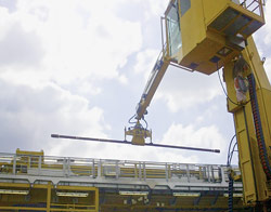 TSC Offshore’s pipe handling system is being commissioned for use on Statoil’s Statfjord C platform as part of a late-life project to extend the life of the mature field. TSC Offshore’s pipe handling system is being commissioned for use on Statoil’s Statfjord C platform as part of a late-life project to extend the life of the mature field.