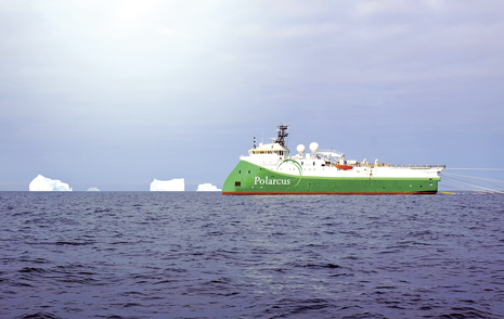 Polarcus’ Arctic-ready seismic vessels acquired 9,000 sq km of 3D seismic data about 645 km north of the Arctic Circle during 2012.
