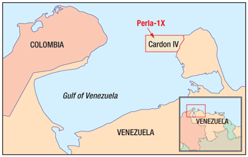 Fig. 2. Location map of huge natural gas find in Venezuela. Courtesy of Repsol.