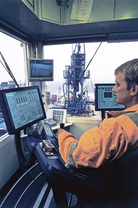 Coiled tubing drilling operations underway on a Petronas Carigali well in the South China Sea. Coiled tubing drilling operations underway on a Petronas Carigali well in the South China Sea.