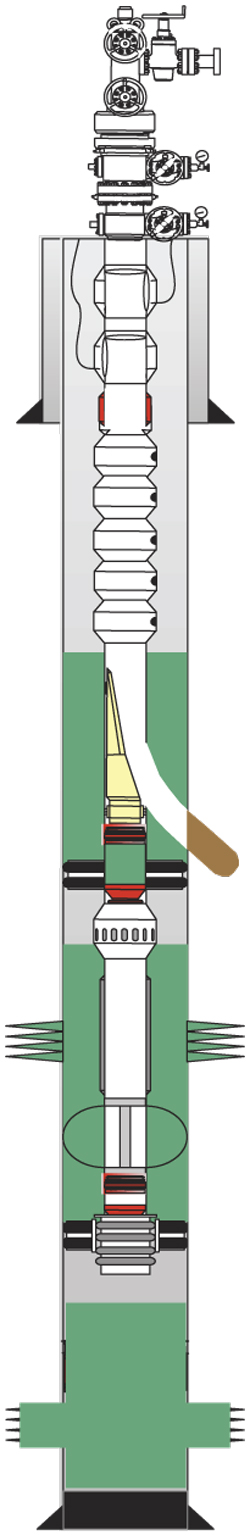 Fig. 2. Pilot well #2 diagram. Fig. 2. Pilot well #2 diagram.