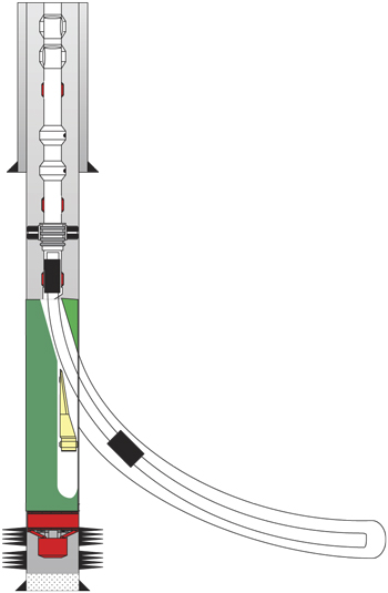 Fig. 4. Pilot well #4 final completion. Fig. 4. Pilot well #4 final completion.