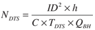 DTS number equation