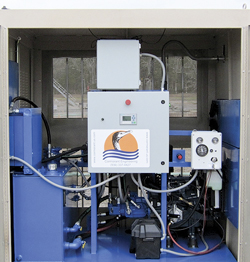 Fig. 4. Hydraulic power unit with remote monitoring via the web.