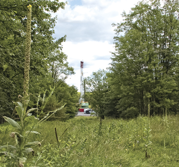 Fig. 2. Anadarko Petroleum Corp. spudded 29 operated Marcellus wells during fourth-quarter 2011 using seven rigs. The company spudded 43 non-operated wells with 11 rigs. Photo: Anadarko Petroleum Corp.