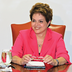Brazilian President Dilma Rousseff. Courtesy of Roberto Stuckert Filho.