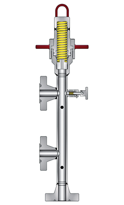 Fig. 9. Weatherford’s high-pressure, cold-weather plunger lift lubricator.