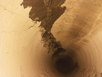Fig. 1. Wellbore breakouts Fig. 1. Wellbore breakouts