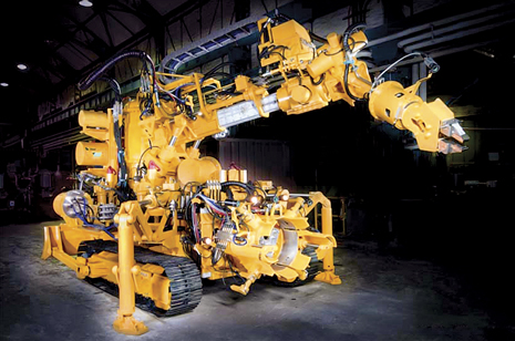 Fig. 3. Prototype multifunction subsea intervention tool (SIT) under development by Aker Wirth for subsea preparatory work, installation, maintenance and decommissioning. Fig. 3. Prototype multifunction subsea intervention tool (SIT) under development by Aker Wirth for subsea preparatory work, installation, maintenance and decommissioning.