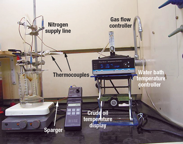 Fig. 3. Laboratory screening test equipment.