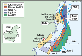Fig. 1. Location of West Seno field in Indonesia. Fig. 1. Location of West Seno field in Indonesia.