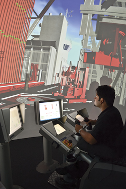 Aker’s drilling simulator creates a realistic rig environment to help trainees make faster, better drilling decisions.