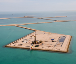 Manifa field is a massive development project just completed by Saudi Aramco last year, and which went onstream last April, ahead of schedule (photo courtesy of Saudi Aramco).