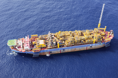 Contributing to Lula field’s pre-salt output is the Cidade de Paraty FPSO, which officially went on production on June 10, 2013, and can process up to 120,000 bopd (photo courtesy of Petrobras)..