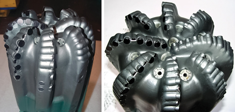 Innovative hybrid bit design with multiple cutting structures. Innovative hybrid bit design with multiple cutting structures.