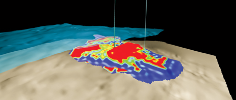 An example indicative of the type of 3D subsurface images that can be produced by PGS’s latest towed streamer EM system. An example indicative of the type of 3D subsurface images that can be produced by PGS’s latest towed streamer EM system.